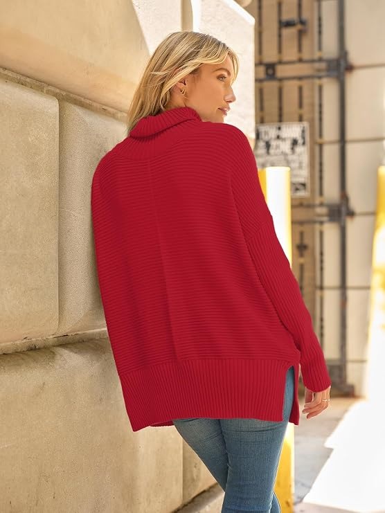 Sable Women's Oversized Sweater - flat lay