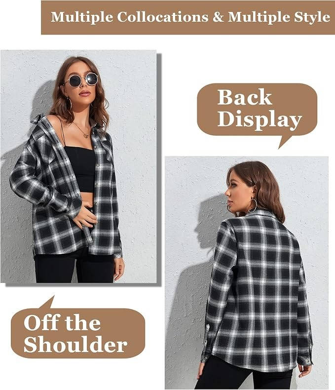 Opal Women's Oversized Blouse - styled view