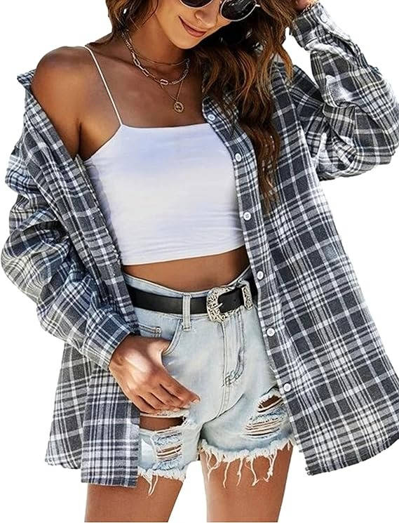 Ruby Women's Oversized Blouse - full-length view