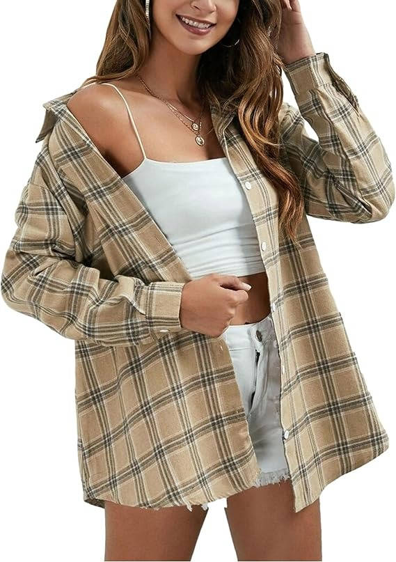 Ruby Women's Oversized Blouse - shown in use