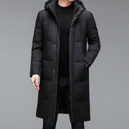 Tobias Men's Puffer Jacket - fabric and finish detail