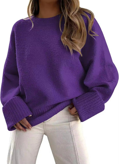 Dahlia Women's Oversized Sweater - front view