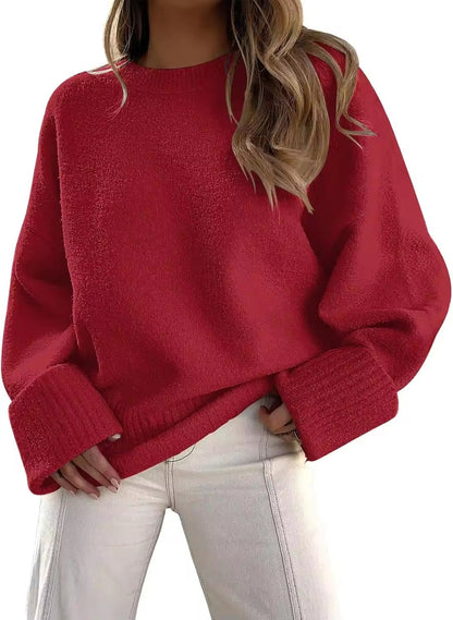 Dahlia Women's Oversized Sweater - fabric and finish detail