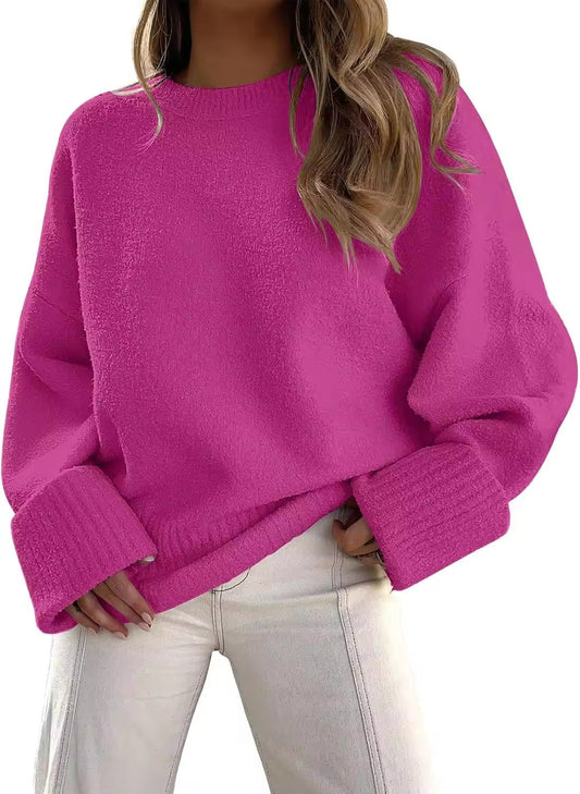 Dahlia Women's Oversized Sweater - styled view
