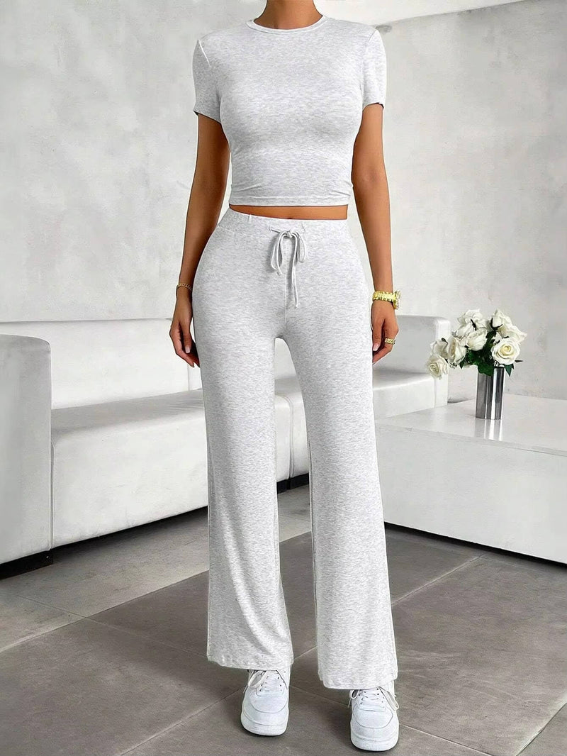 Rowan Women's Wide Leg Trousers - back view