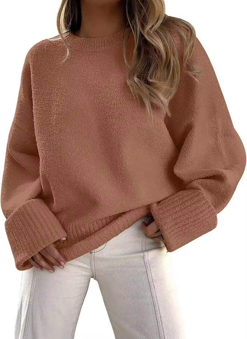 Dahlia Women's Oversized Sweater - styled view