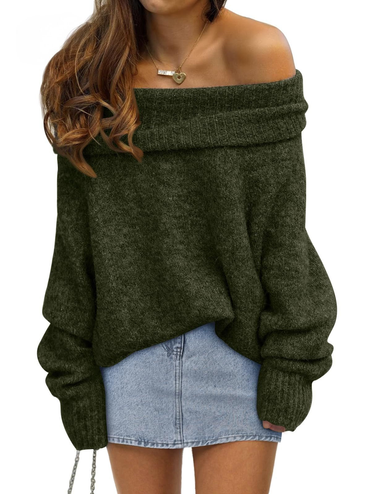 Maren Women's Oversized Sweater - back view