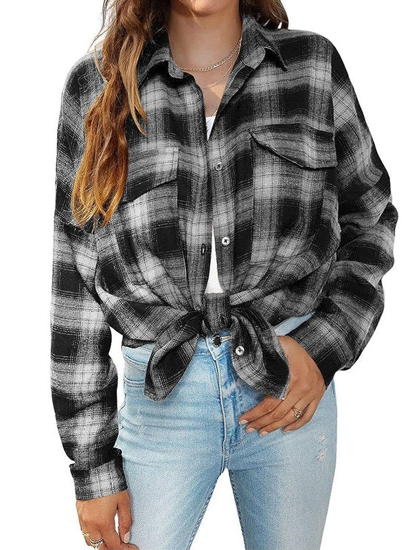 Opal Women's Plaid Jacket - flat lay