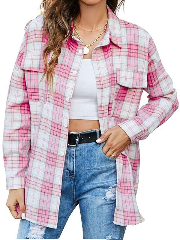 Opal Women's Plaid Jacket - full-length view
