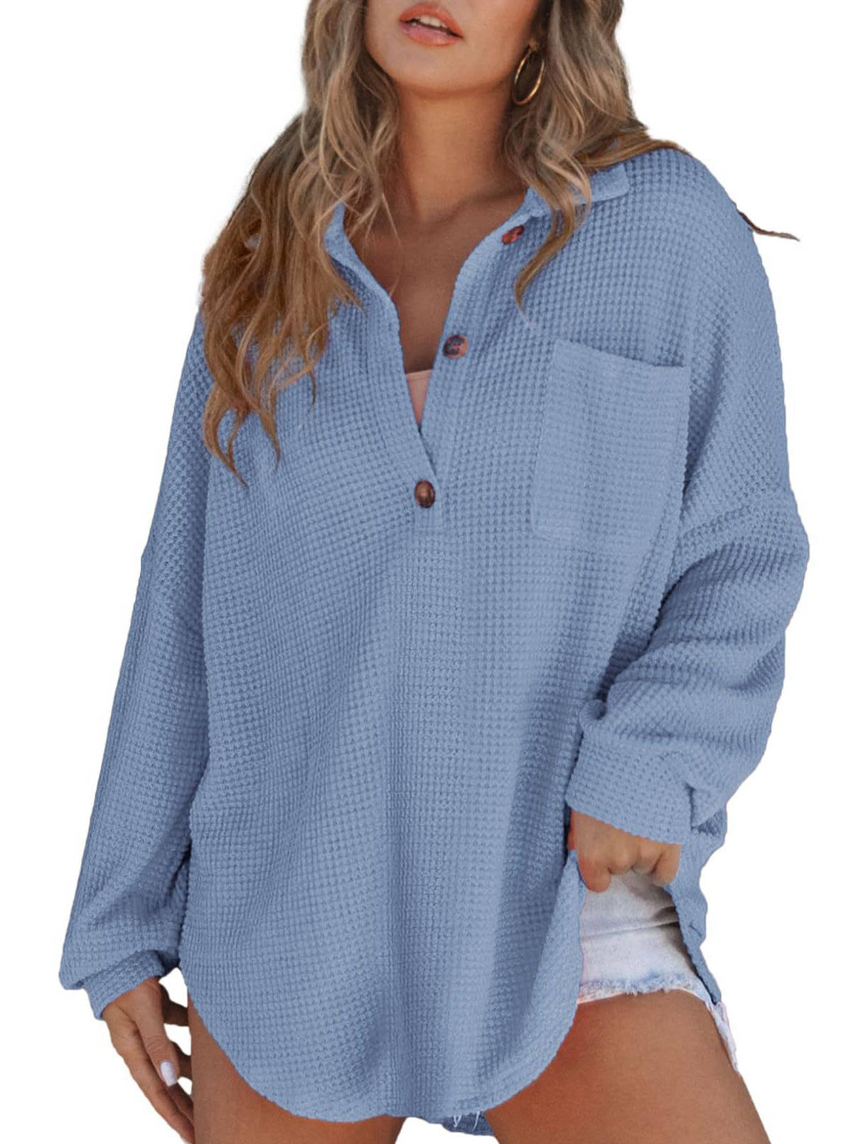 Harlow Women's Shirt - flat lay