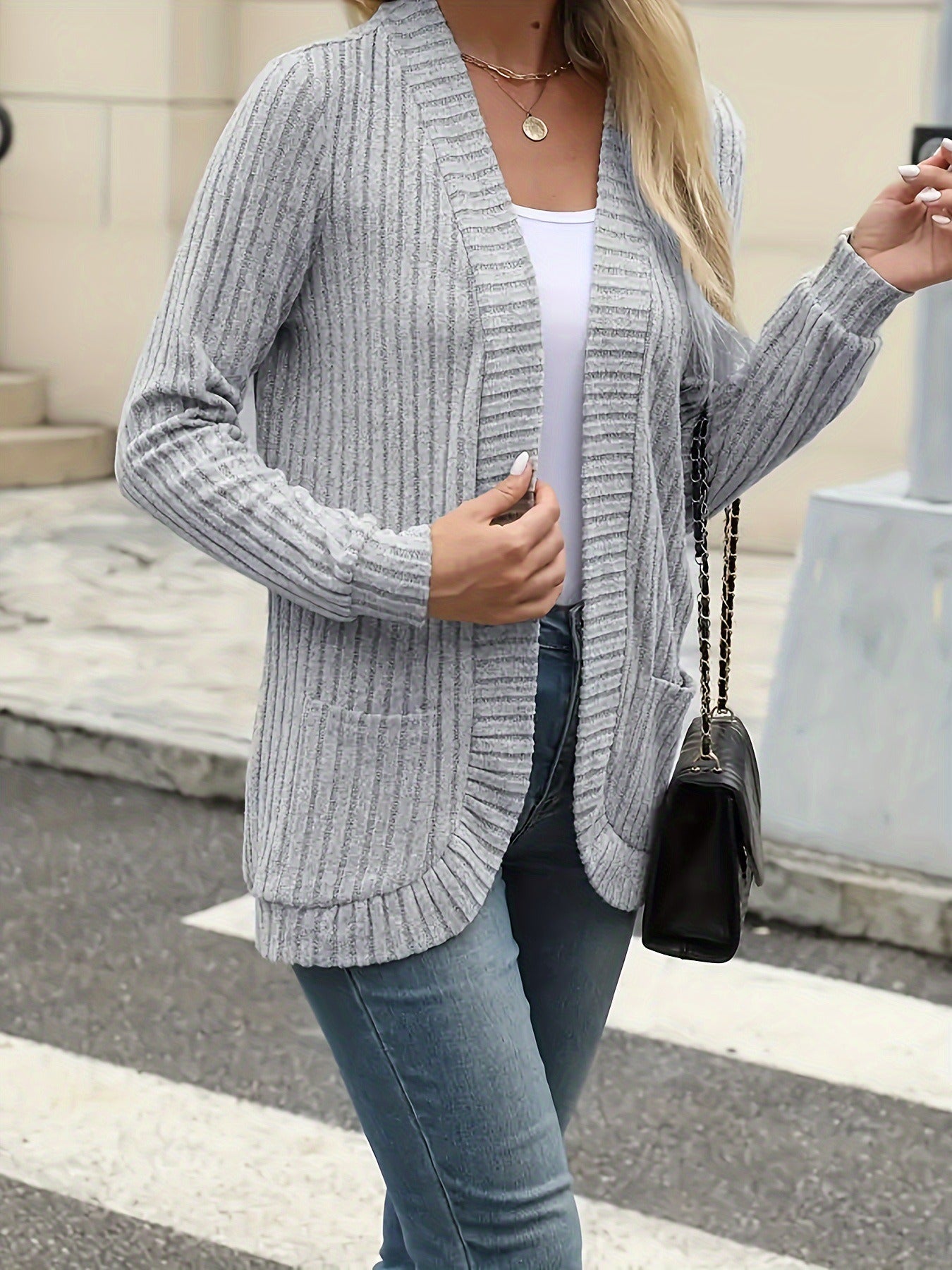 Elena Women's Cardigan - styled view