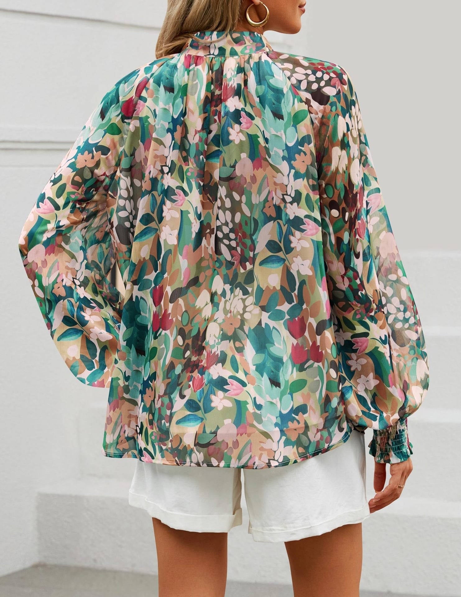 Freya Women's Oversized Shirt - shown in use