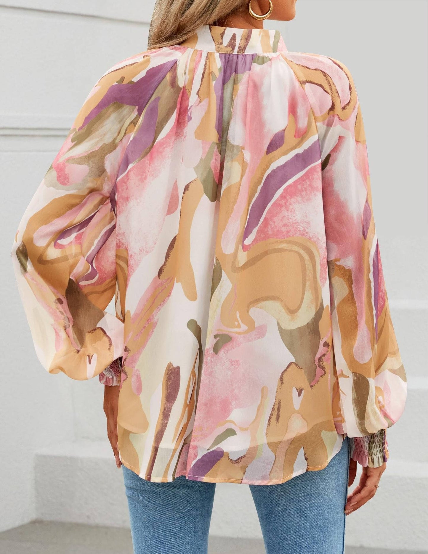 Freya Women's Oversized Shirt - styled view