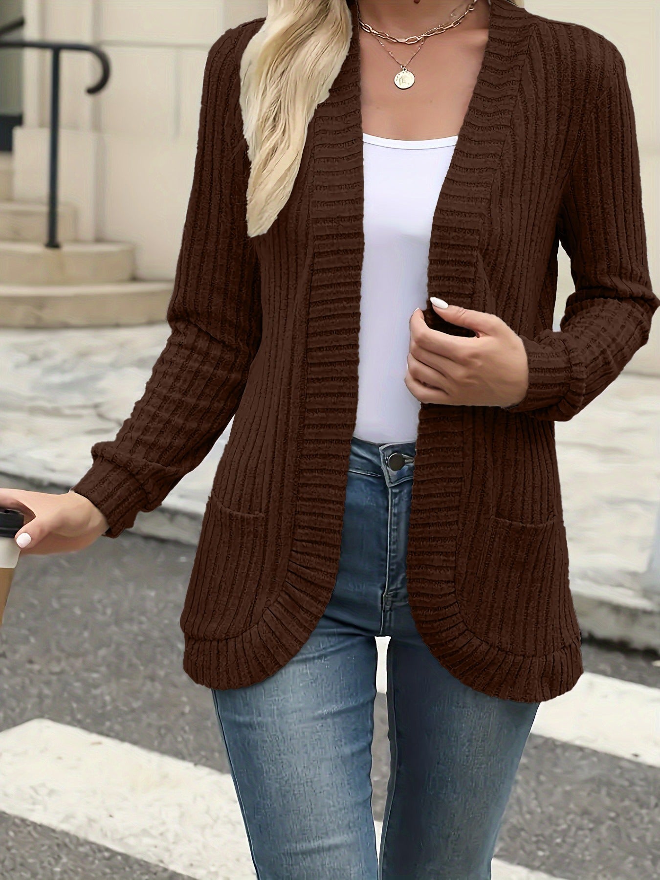 Elena Women's Cardigan - close-up detail
