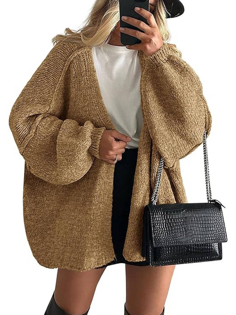 Violette Women's Oversized Cardigan - full-length view