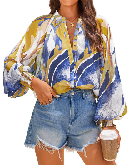 Freya Women's Oversized Shirt - full-length view