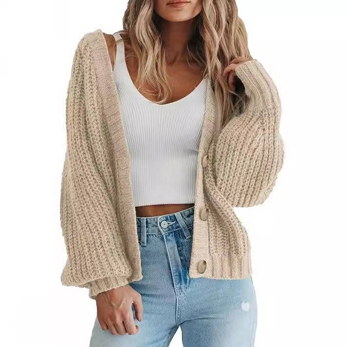 Sable Women's Cardigan - fabric and finish detail