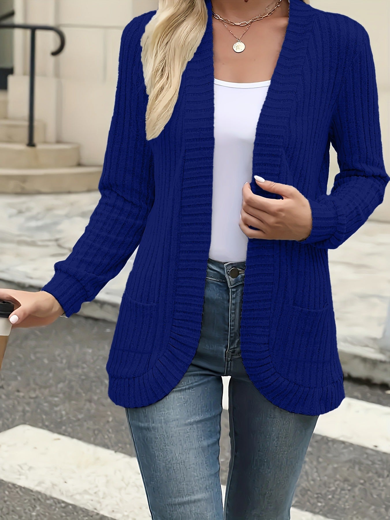 Elena Women's Cardigan - styled view