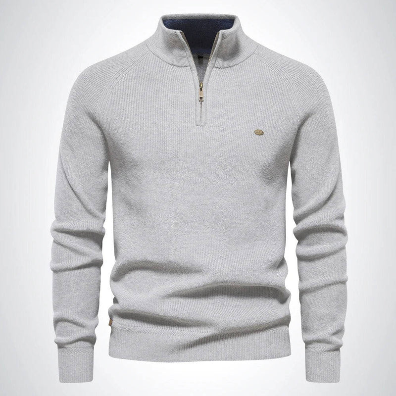Felix Men's Sweater - fabric and finish detail