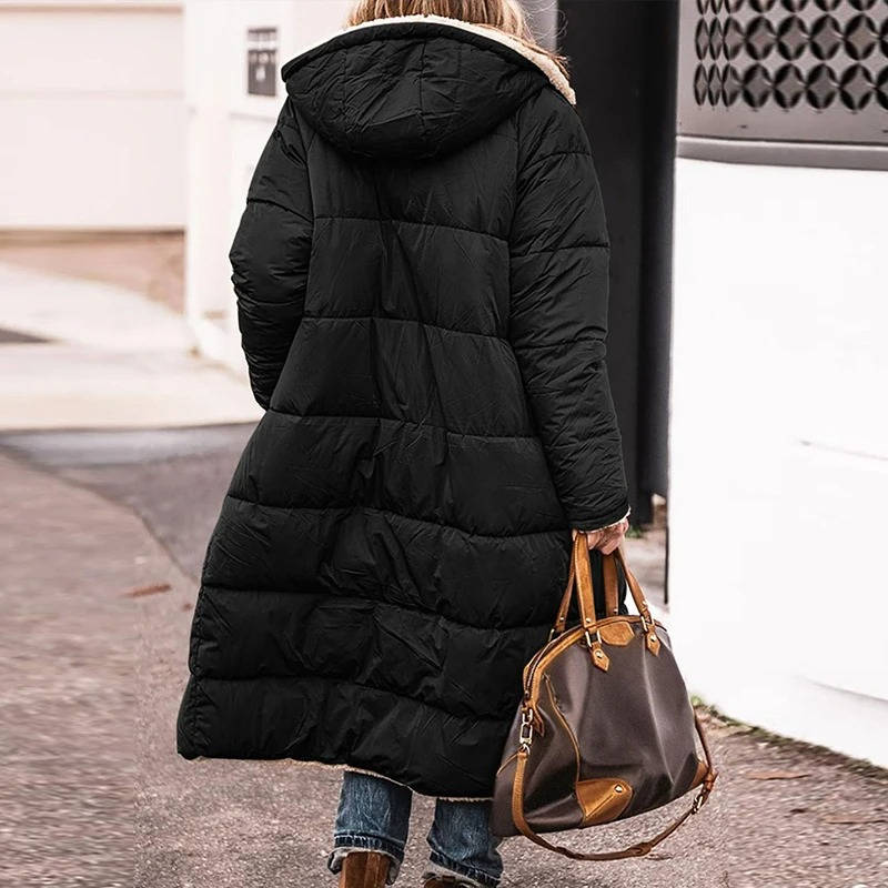 Xanthe Women's Quilted Coat - back view
