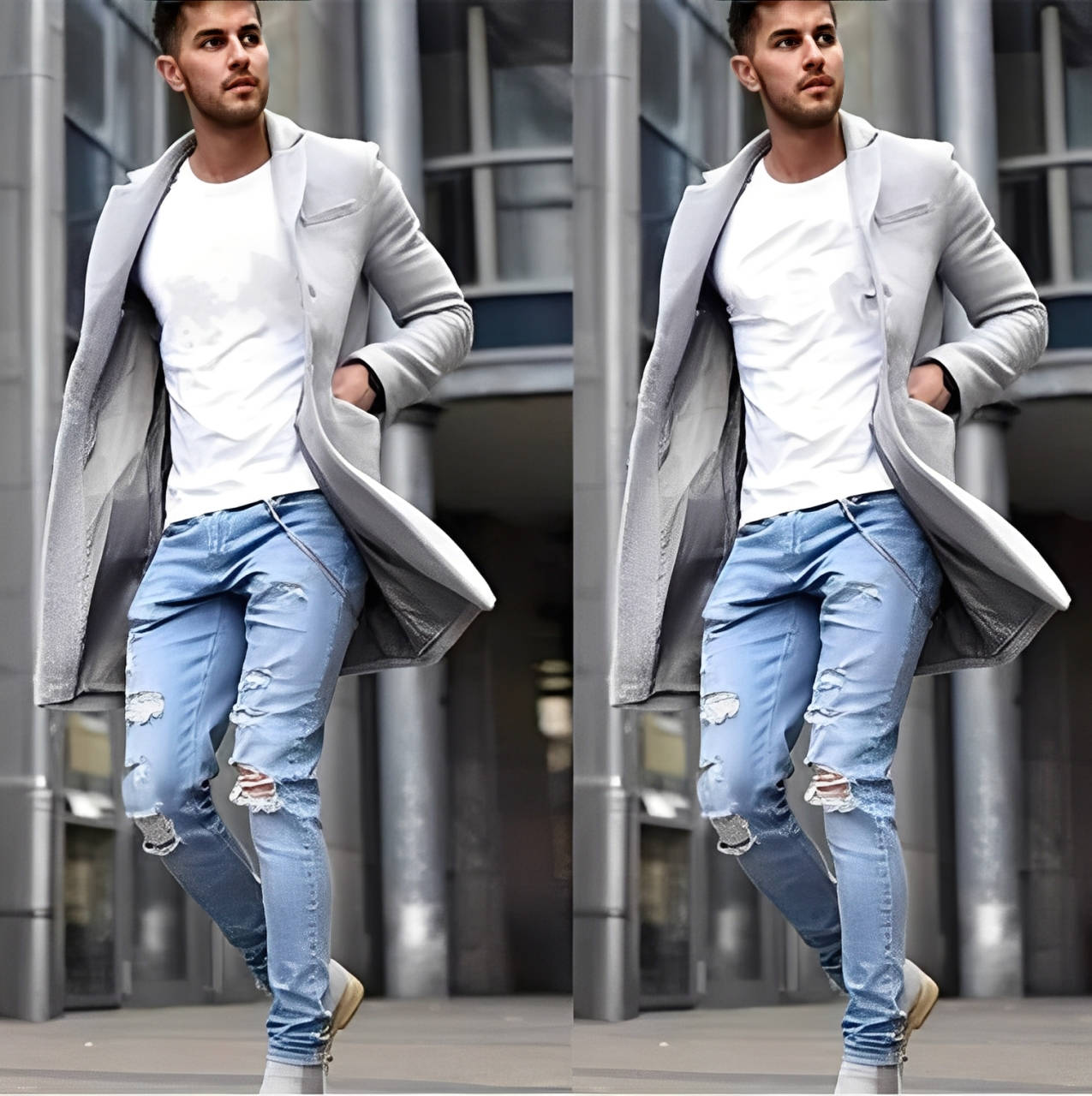 Sawyer Men's Coat - styled view