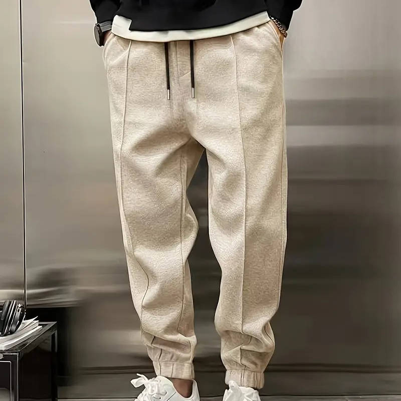 Yves Men's Joggers - fabric and finish detail