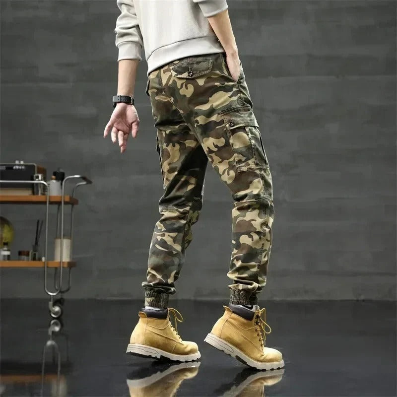 Nolan Men's Cargo Pants - fabric and finish detail