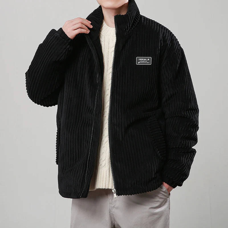 Jasper Men's Puffer Jacket - fabric and finish detail