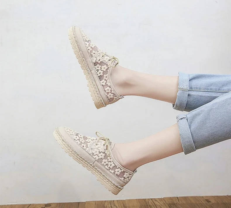 Noor Women's Floral Espadrilles - shown in use