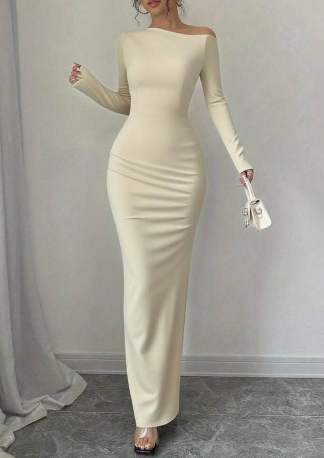 Sienna Women's Asymmetric Maxi Dress - styled view