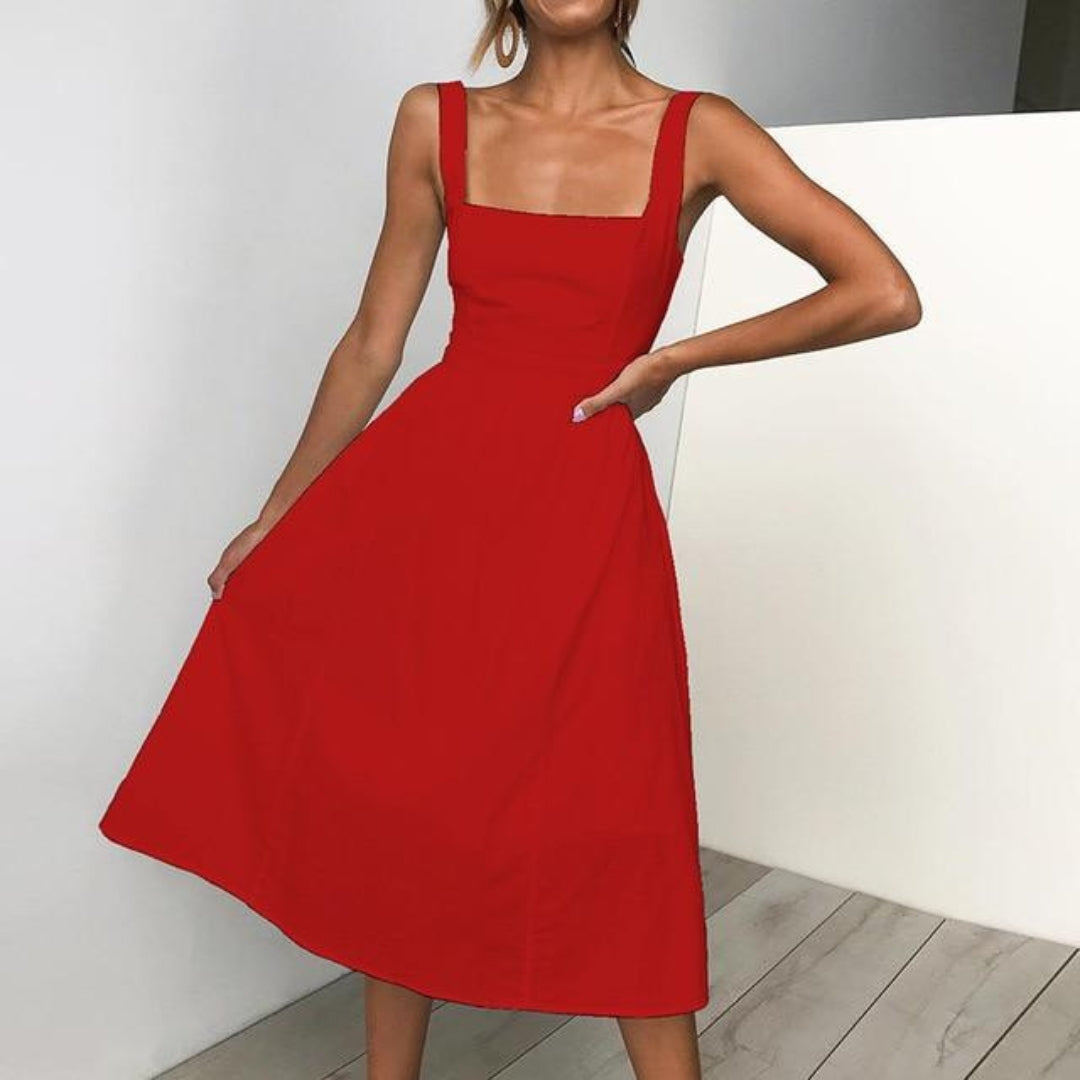 Willa Women's Dress - fabric and finish detail
