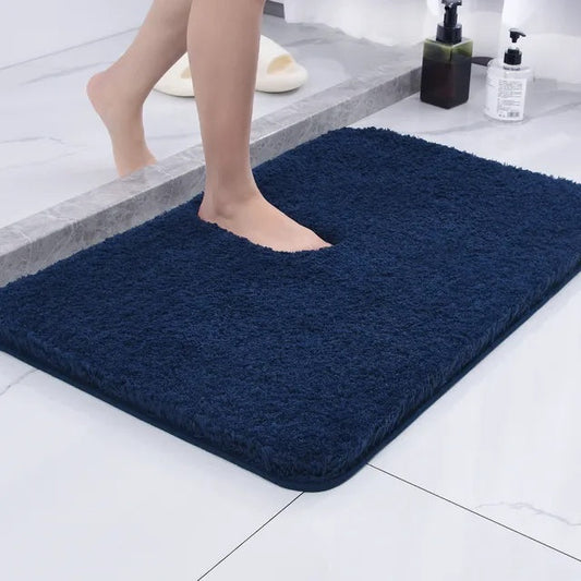 Fur & Plush Bath Rug | Ultra-Soft Pile, Non-Slip Backing