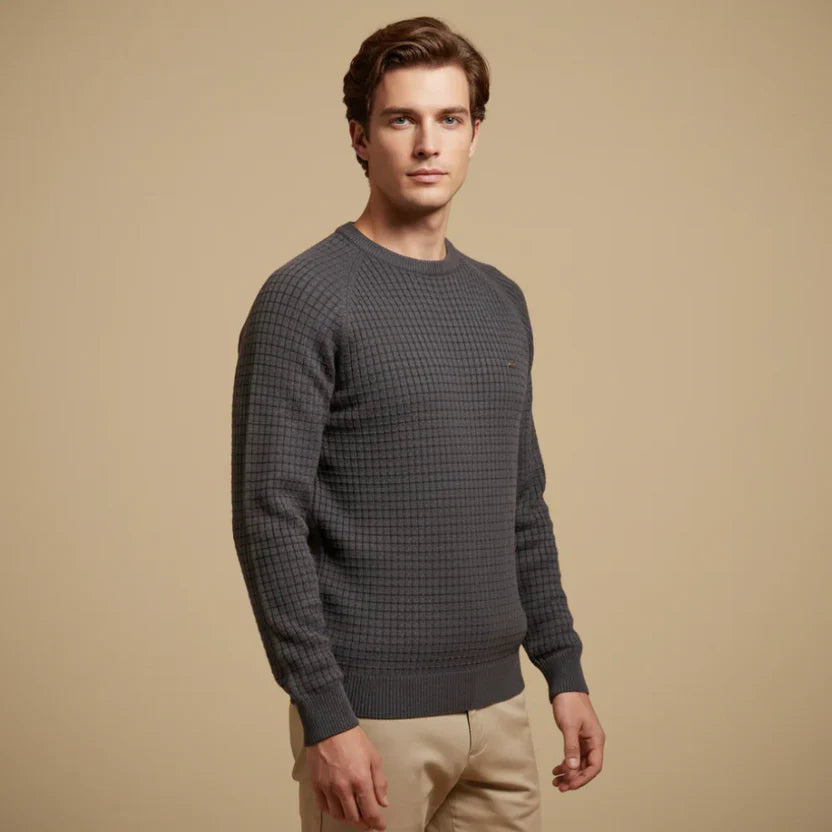 Gray Men's Sweater - full-length view