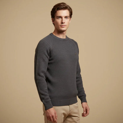 Gray Men's Sweater - full-length view