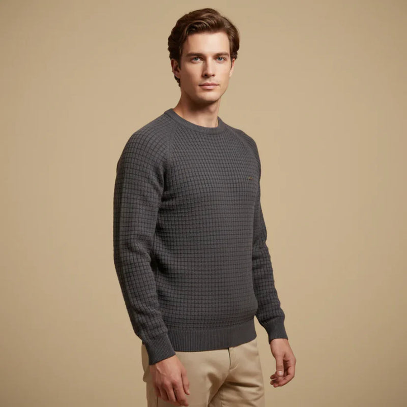 Gray Men's Sweater - full-length view