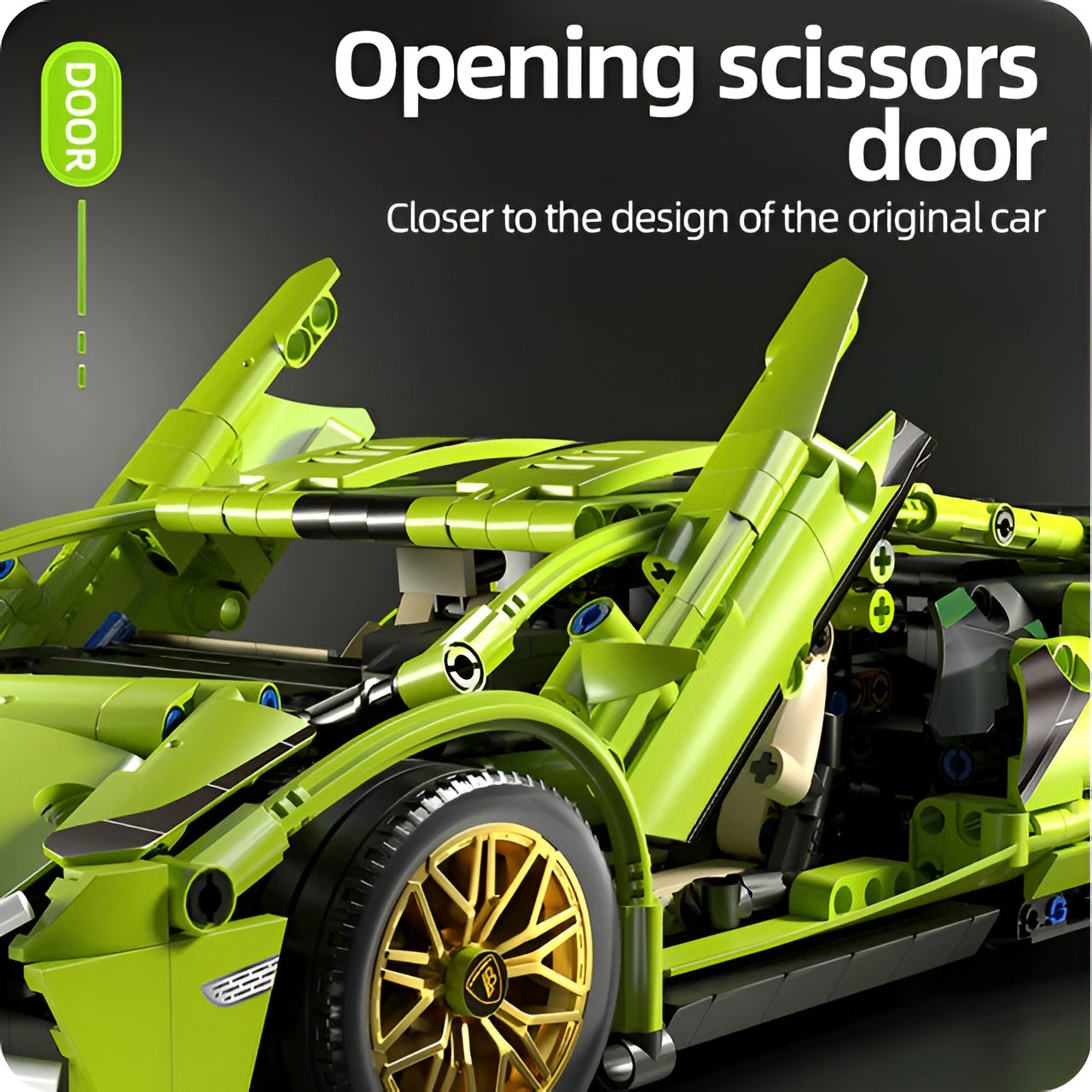 Pine Car Speed Vehicle - flat lay