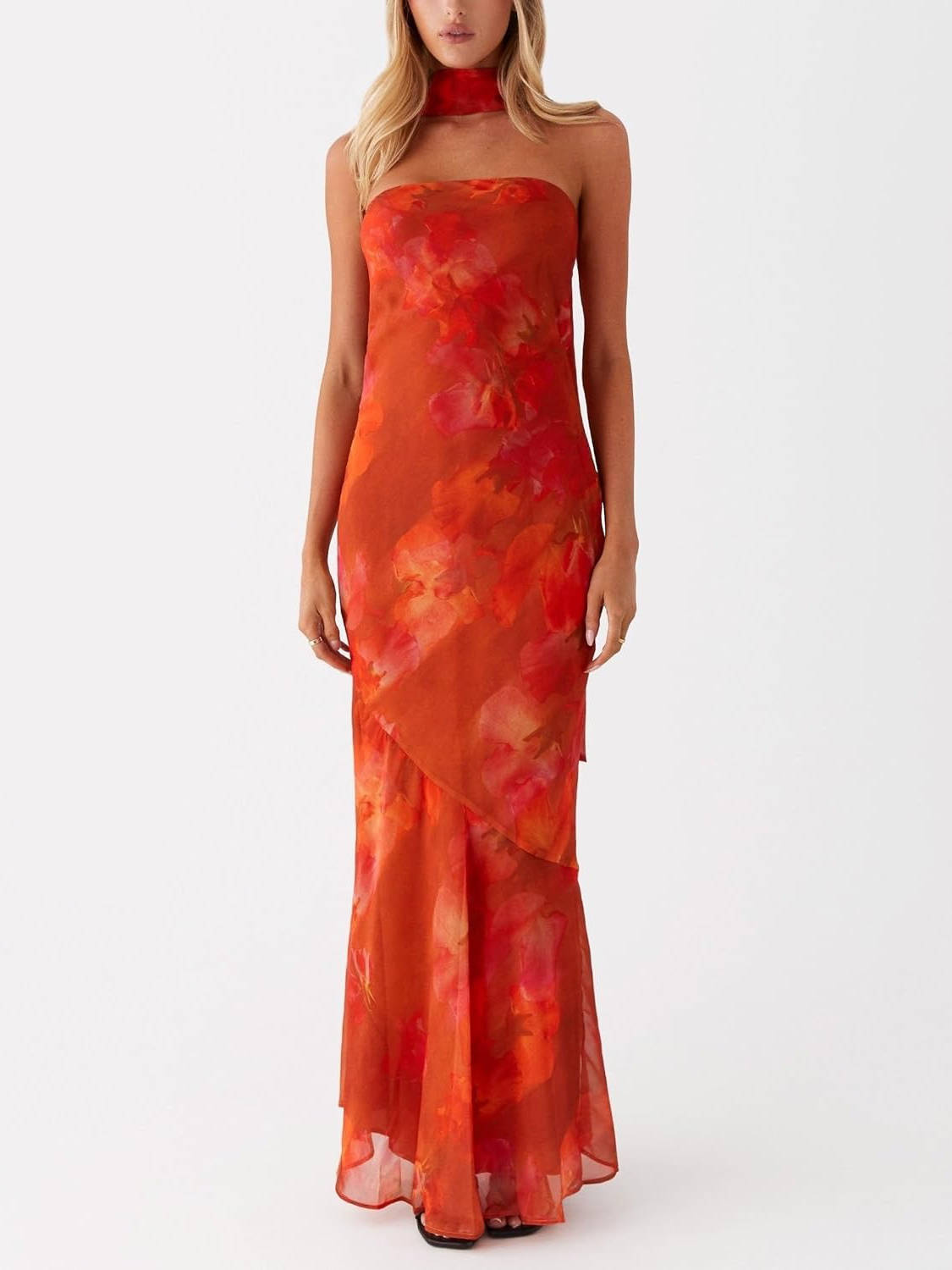 Sable Women's Floral Maxi Dress - shown in use