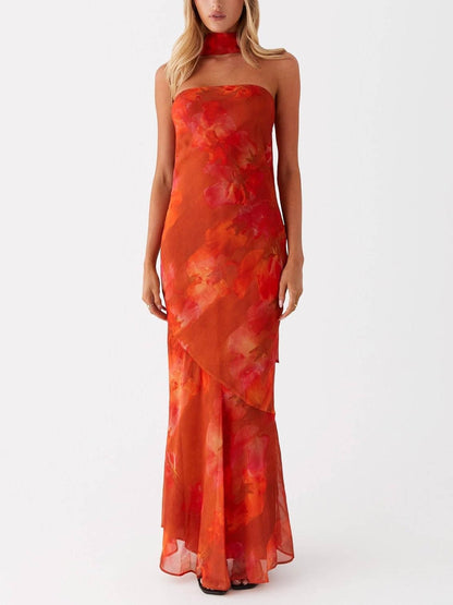 Sable Women's Floral Maxi Dress - shown in use