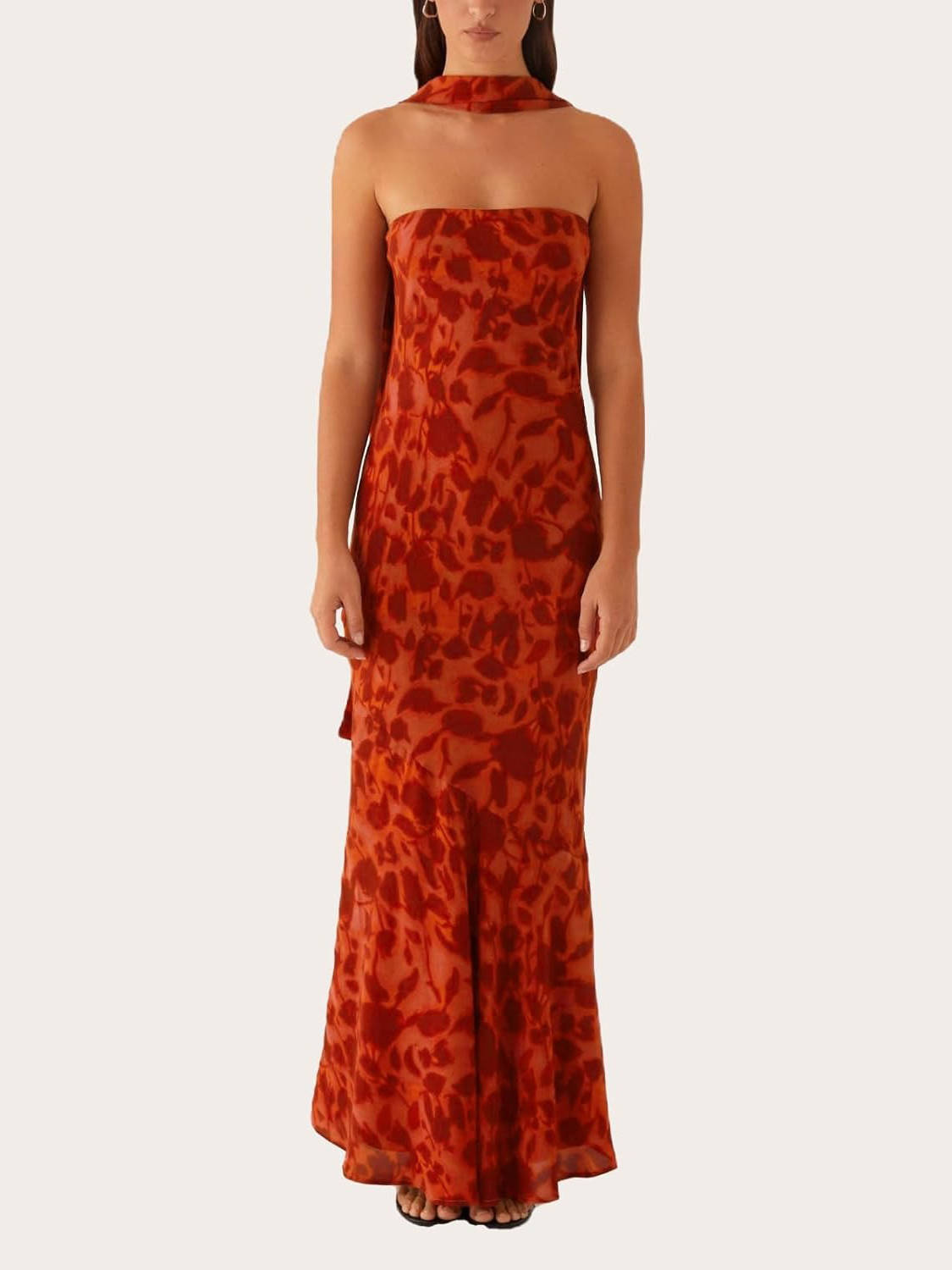 Sable Women's Floral Maxi Dress - back view