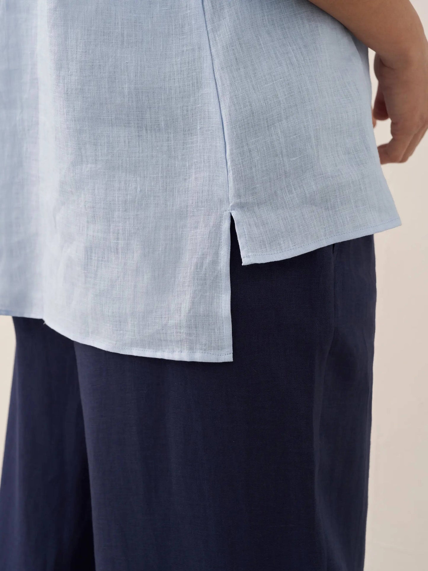 Tallulah Women's Linen Dress - flat lay
