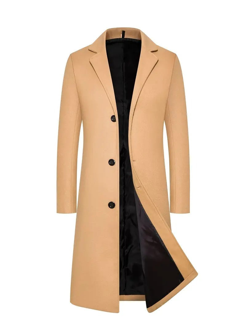 Theo Men's Wool Topcoat | Classic