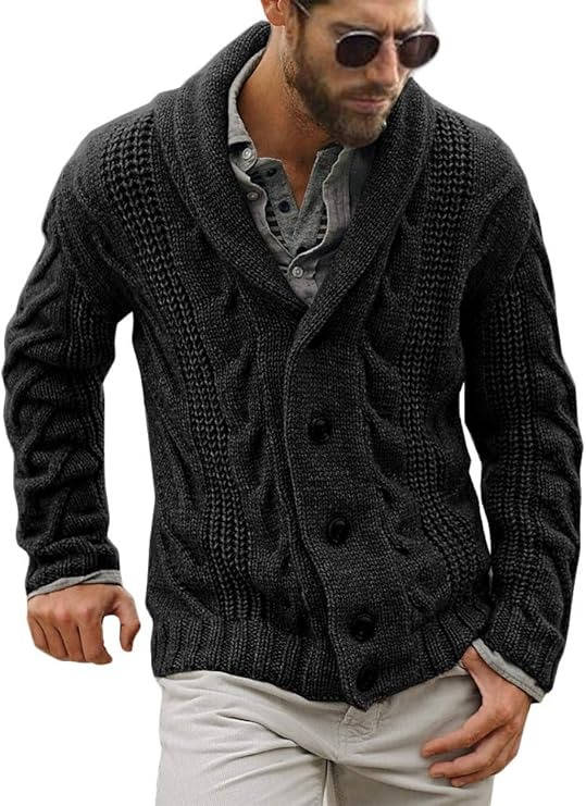 Fabian Men's Cardigan - flat lay