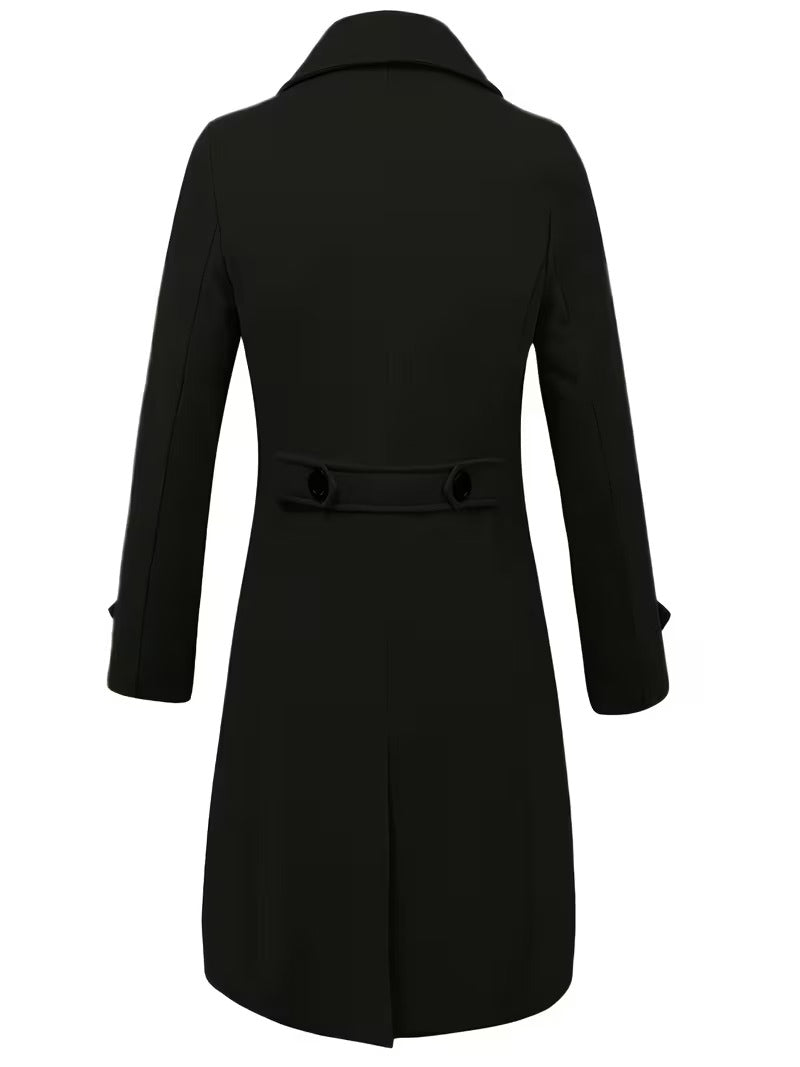 Tobias Men's Coat - fabric and finish detail