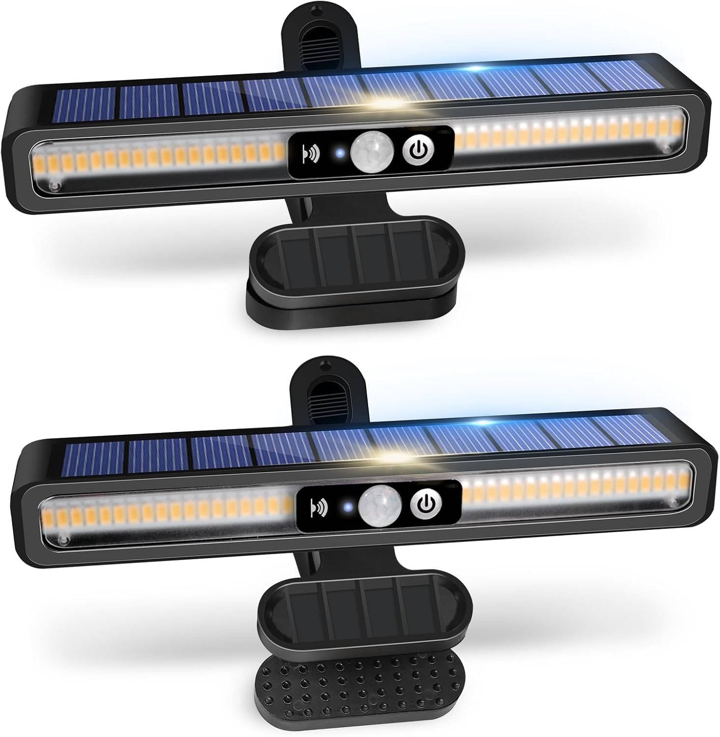 Willow Solar Fence Lights - flat lay
