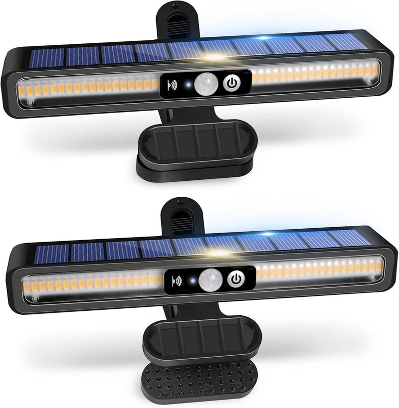 Willow Solar Fence Lights - flat lay