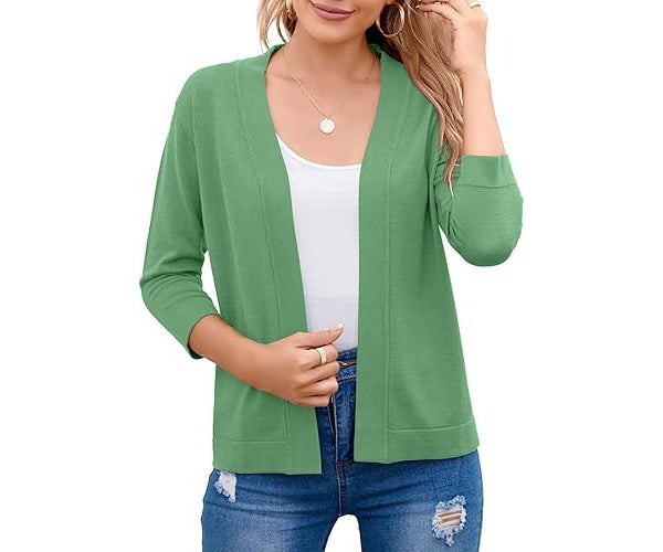 Ulla Women's Cardigan - flat lay