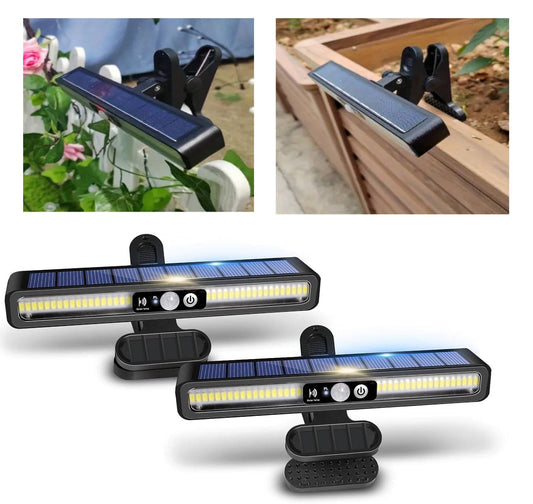 Willow Solar Fence Lights - front view