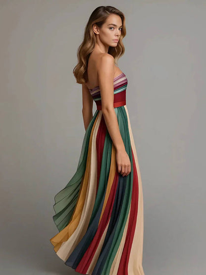 Lila Women's Maxi Dress - back view