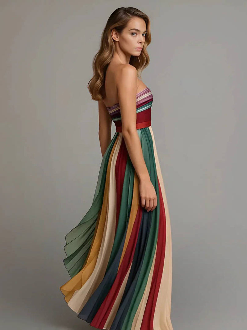 Lila Women's Maxi Dress - back view