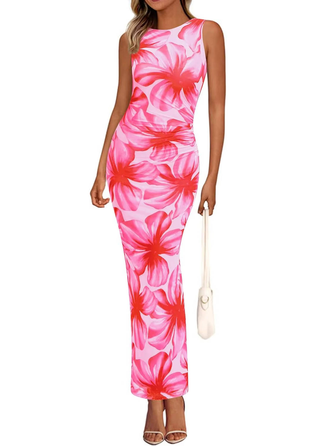 Mabel Women's Floral Maxi Dress - styled view